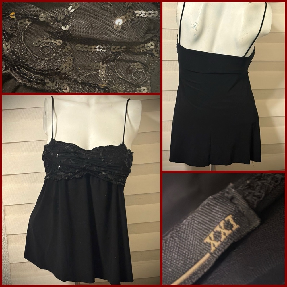 Stylish Forever 21 Black Strap Mini Dress